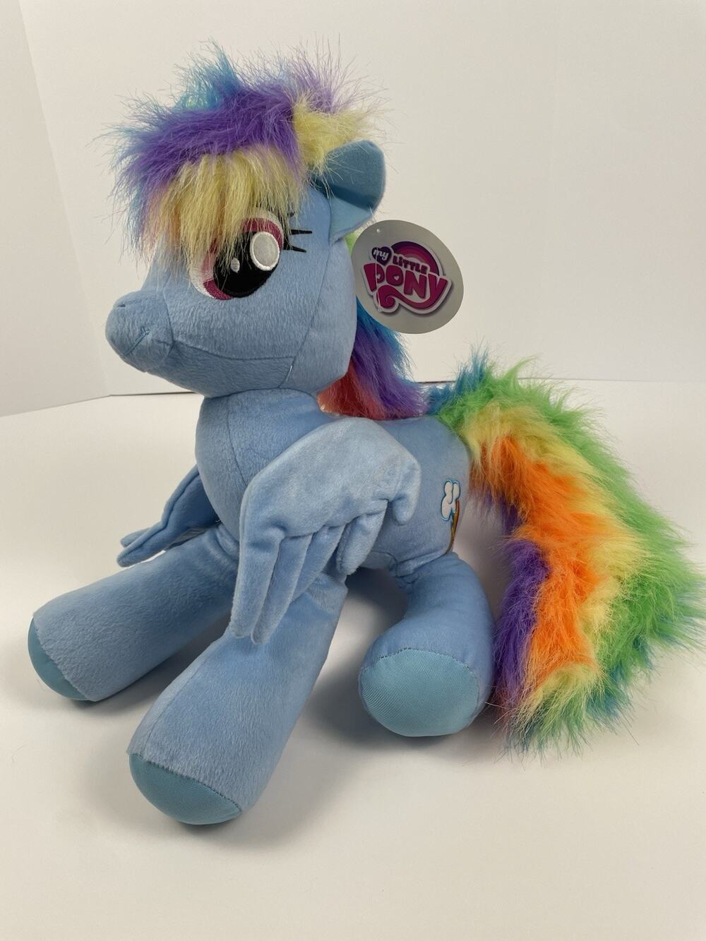 RARE 2014 Franco Hasbro My Little Pony Rainbow Dash Huggable Pillow Plush 19”